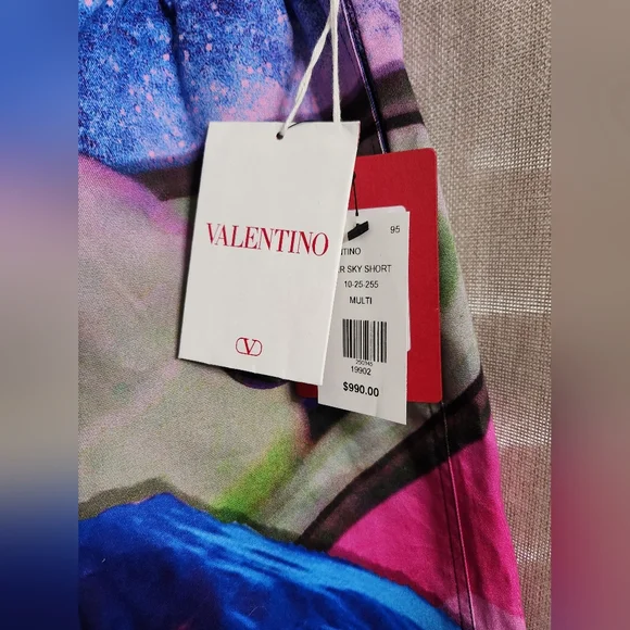 NWT Valentino Water‎ Sky Men's Shorts 52 XL - Picture 5 of 7